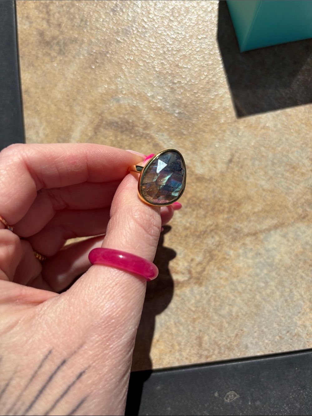Labradorite ring - Picture 9 of 9